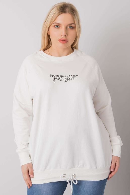 Ecru mikina plus size velikosti s...