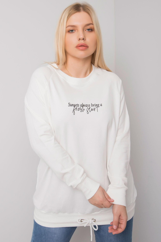 Ecru mikina plus size velikosti s...