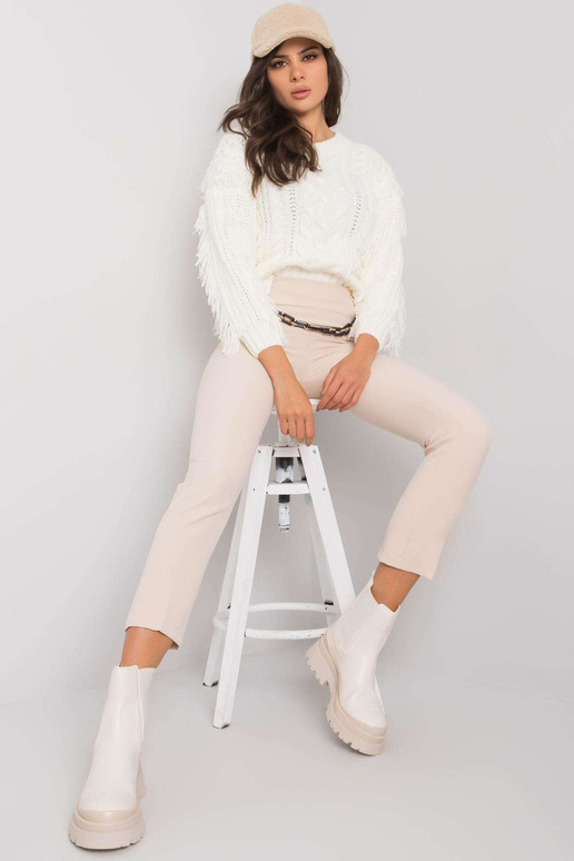 Béžové látkové kalhoty Beaverton