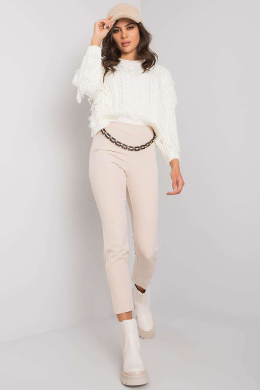 Béžové látkové kalhoty Beaverton