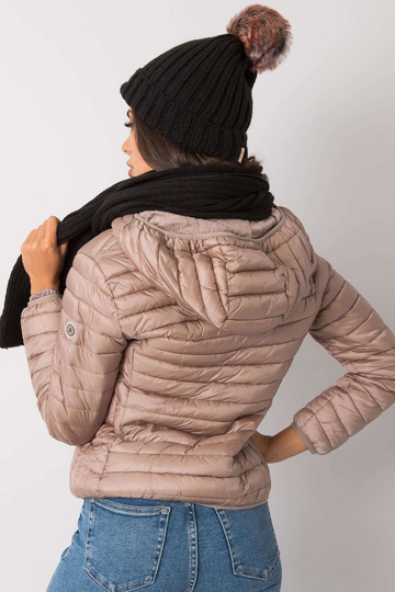 Černý zimní set s čepicí a... 2