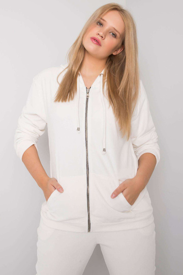 Michell bílý velurový set...