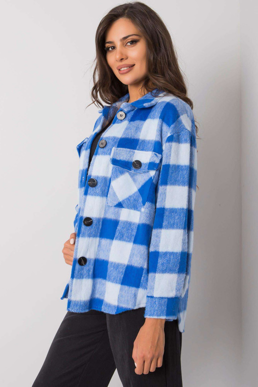 Modrá kostkovaná košile Melana