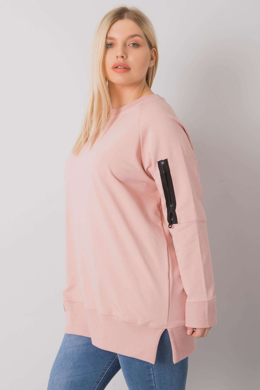 Špinavě růžová mikinová tunika větší... Špinavě růžová mikinová tunika větší...