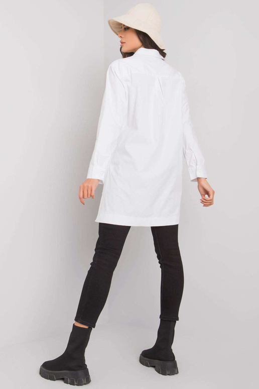 Bílá košile s rozparky Amersham