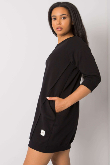 Černé bavlněné šaty Karissa... 2