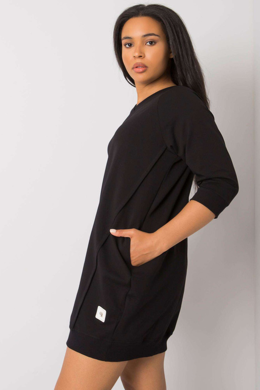 Černé bavlněné šaty Karissa velké...