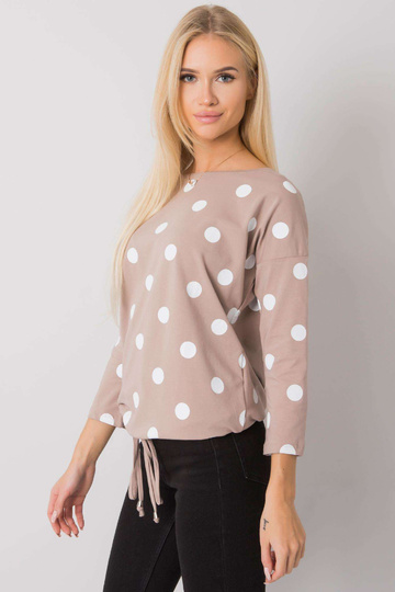 Tmavě béžová halenka...