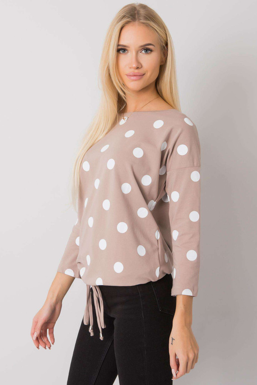 Tmavě béžová halenka Riverton RUE PARIS