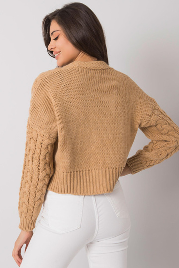 Velbloudí svetr na knoflíky...