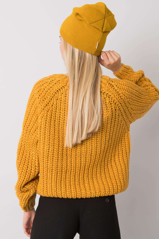 Hořčicová čepice RUE PARIS