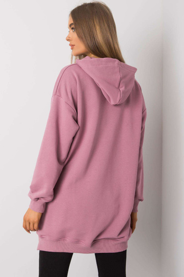 Špinavě růžová mikina s... 2