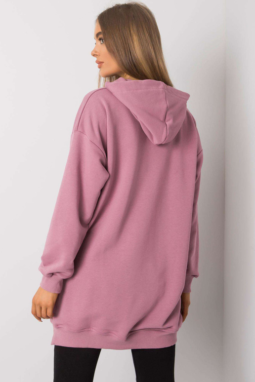 Špinavě růžová mikina s kapsami Indira