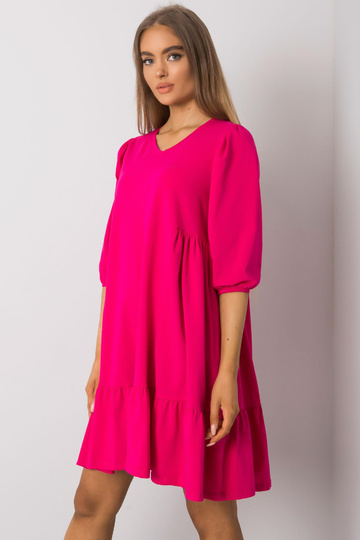 Bavlněné šaty Yelda Fuchsia