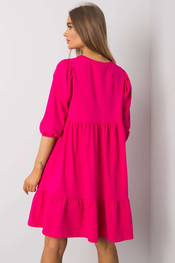 Bavlněné šaty Yelda Fuchsia 2