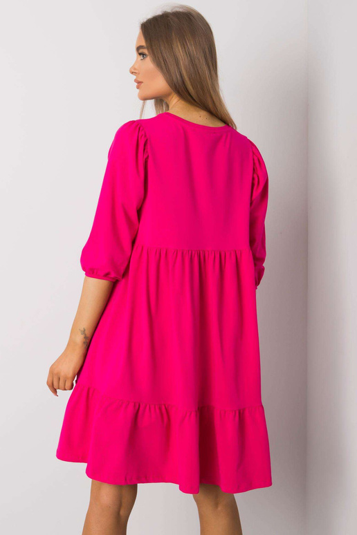 Bavlněné šaty Yelda Fuchsia