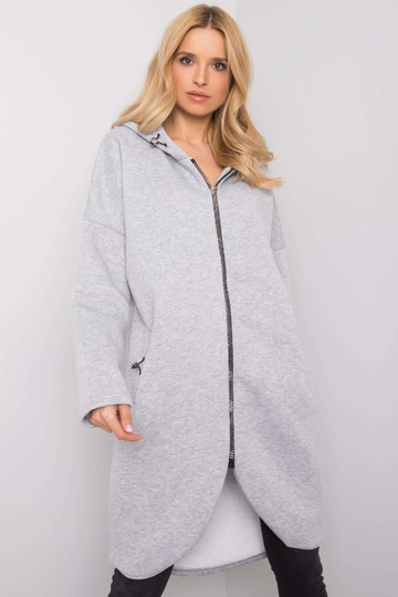 Šedá melanžová mikina Tina...