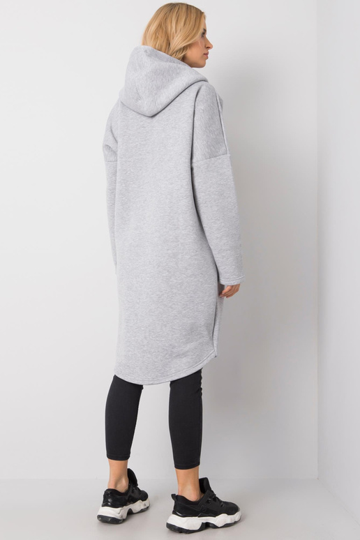 Šedá melanžová mikina Tina RUE PARIS