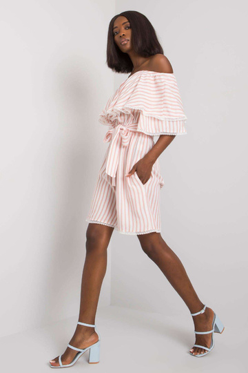 Bílo-růžový pruhovaný... 2