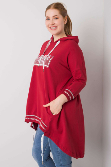 Vínová mikina s nášivkou... 2