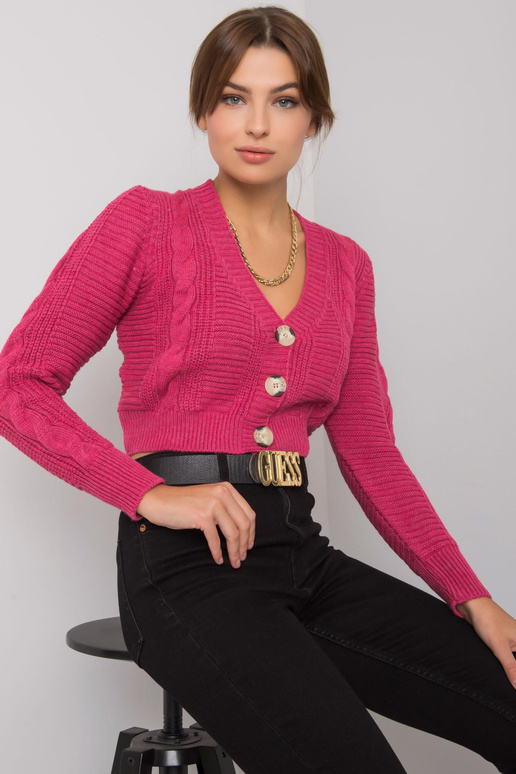 Růžový kardigan Aristide RUE PARIS