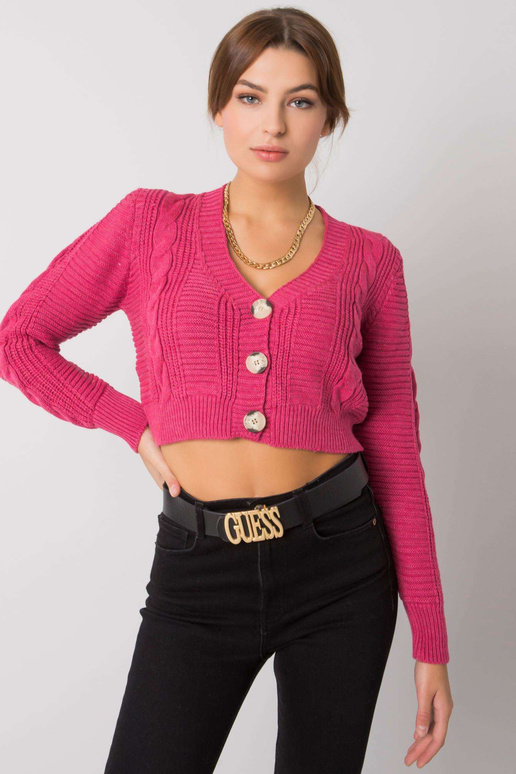 Růžový kardigan Aristide RUE PARIS