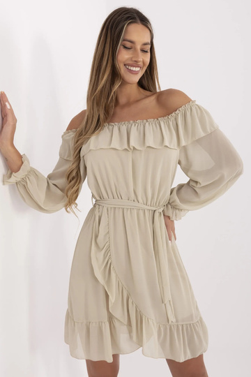 Béžové španělské šaty... 2