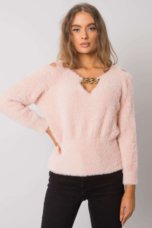 Špinavě růžový svetr Leandre RUE PARIS