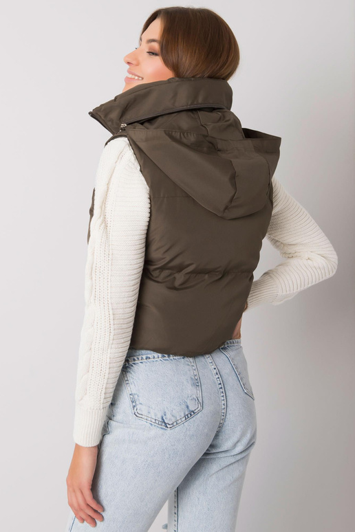 Khaki prošívaná vesta Gizelle Khaki prošívaná vesta Gizelle