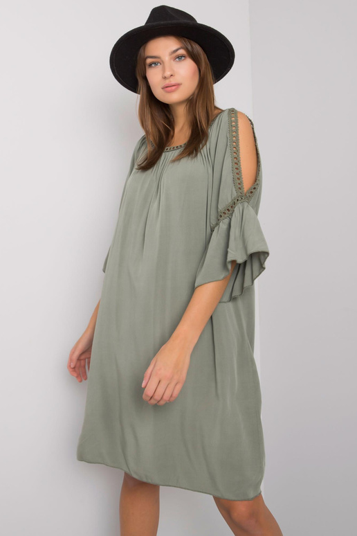 Khaki Cut Out Šaty Marielle OCH BELLA