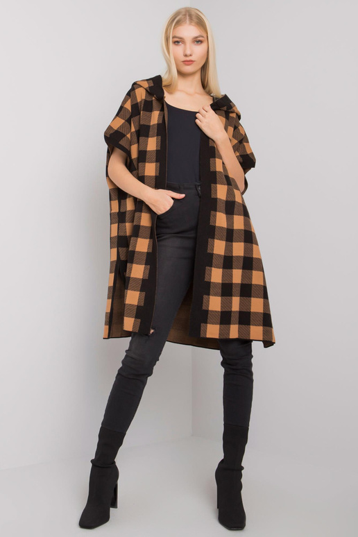 Kardigan Lovington s kapucí v černé a... Kardigan Lovington s kapucí v černé a...