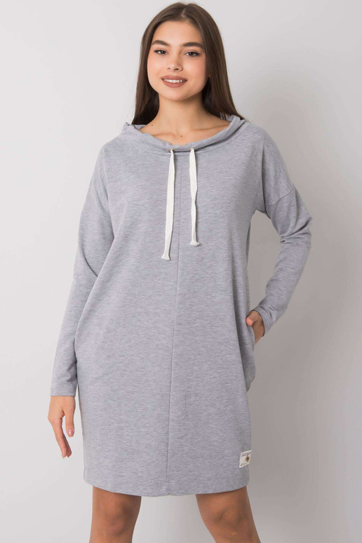 Šedé melanžové šaty Meriden