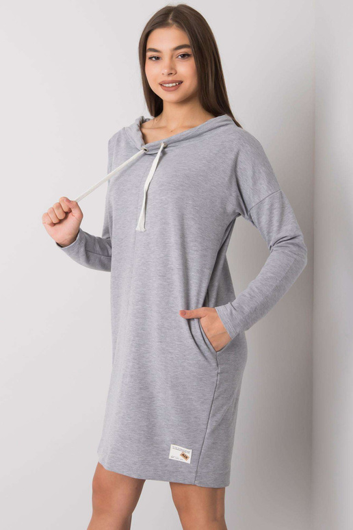 Šedé melanžové šaty Meriden