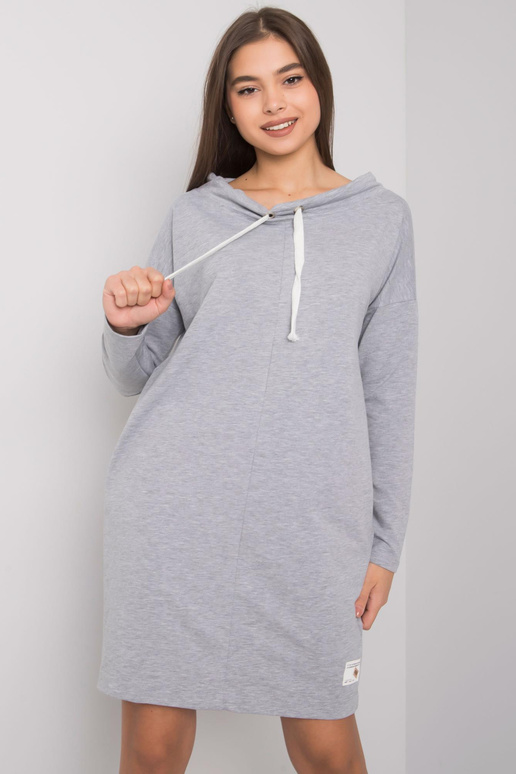 Šedé melanžové šaty Meriden