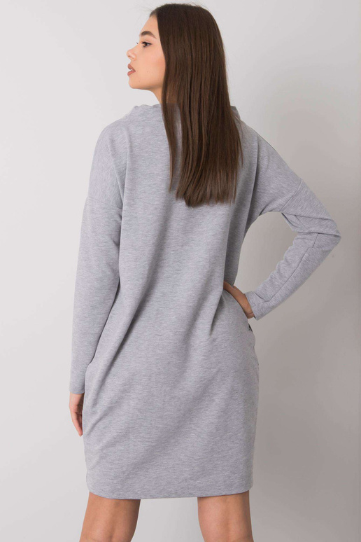 Šedé melanžové šaty Meriden