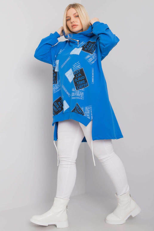 Tmavě modrá mikina s kapucí Ives