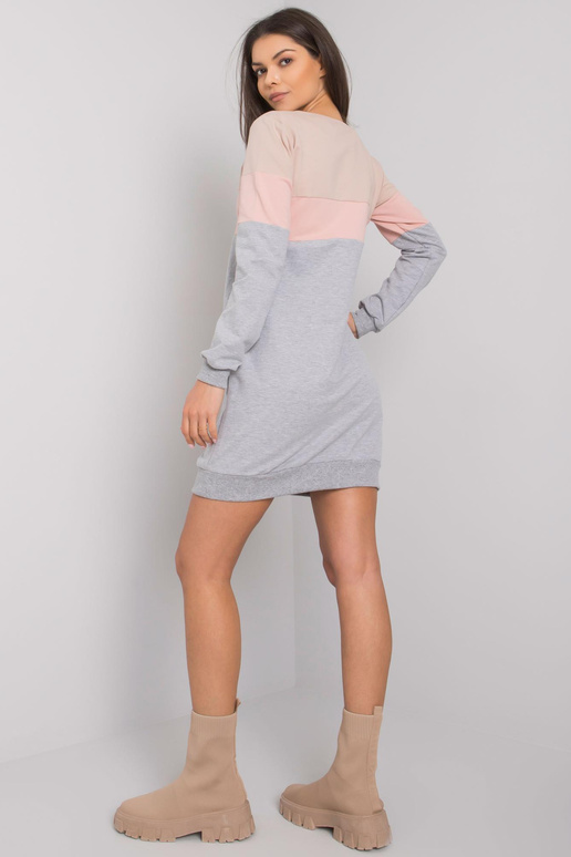 Béžové a růžové šaty Feliciana RUE PARIS