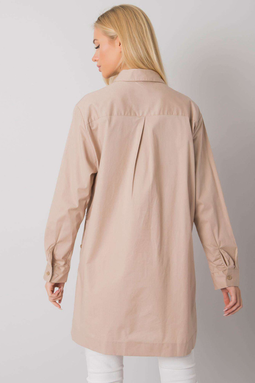 Béžová košile s rozparky Amersham