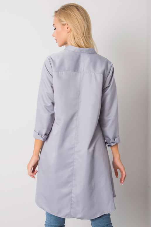 Gillianina šedá asymetrická košile