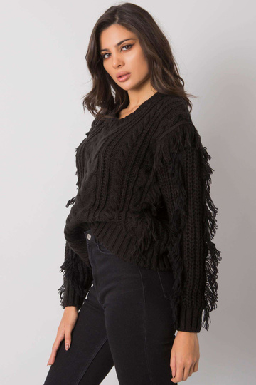 Černý svetr s copánky... 2