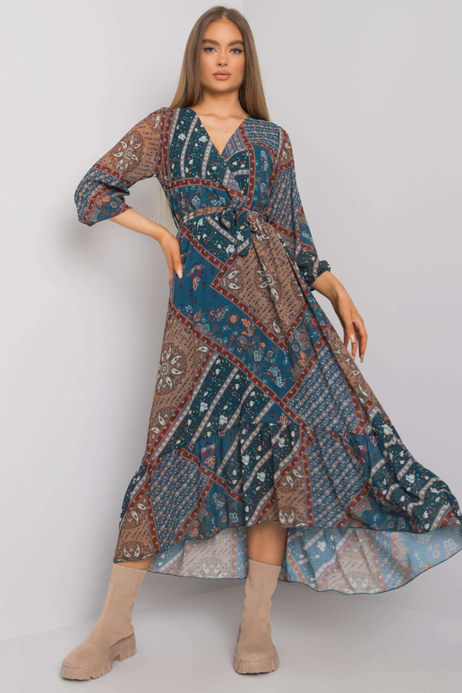 Šaty-TW-SK-BI-3824.20-zelenomodré