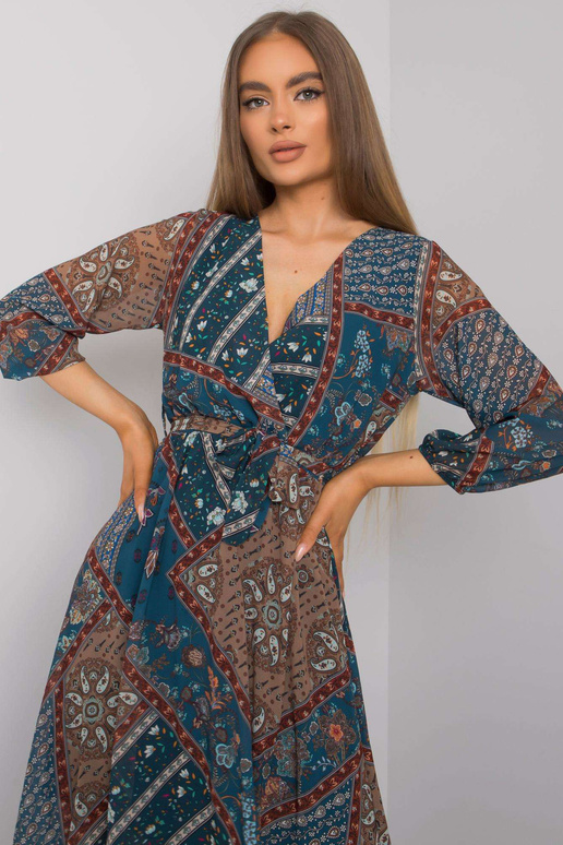 Šaty-TW-SK-BI-3824.20-zelenomodré