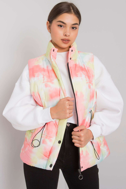 Žlutá a oranžová vesta Loie