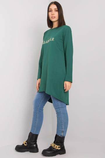 Tmavě zelená tunika plus...