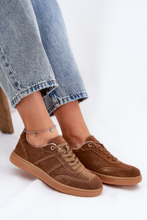 ze semiše  Tenisky  hnědá Paliana