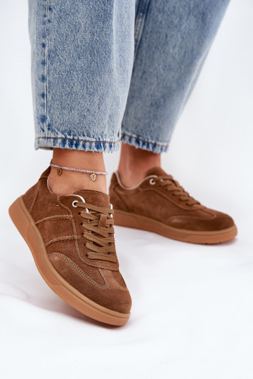 ze semiše  Tenisky  hnědá Paliana 2