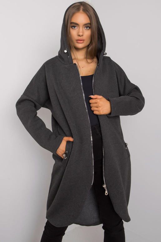 Grafitová mikina Tina RUE PARIS