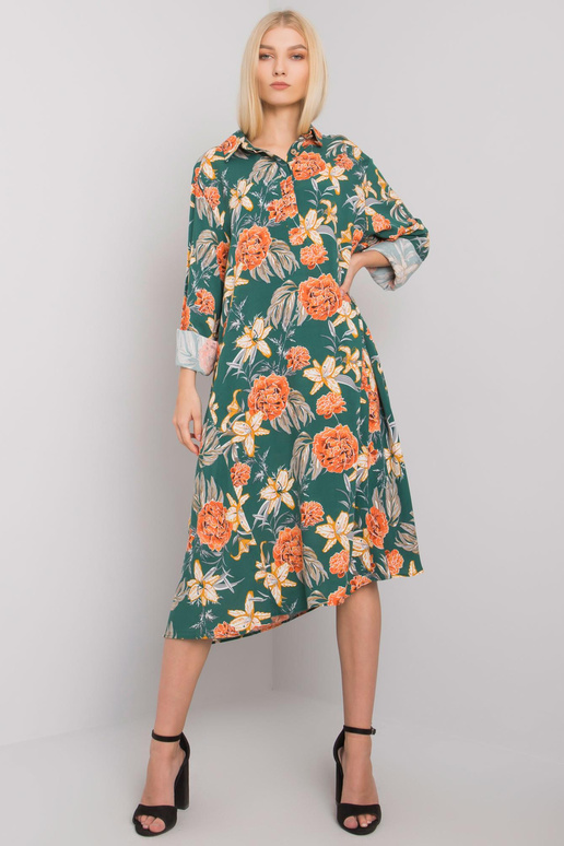 Zelené vzorované šaty od Christelle