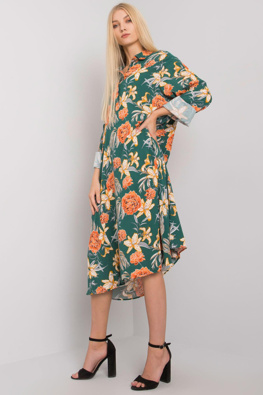 Zelené vzorované šaty od Christelle