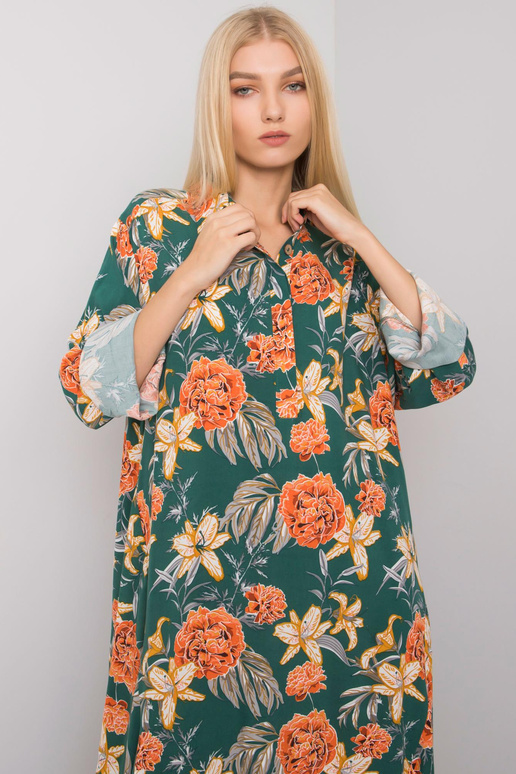 Zelené vzorované šaty od Christelle